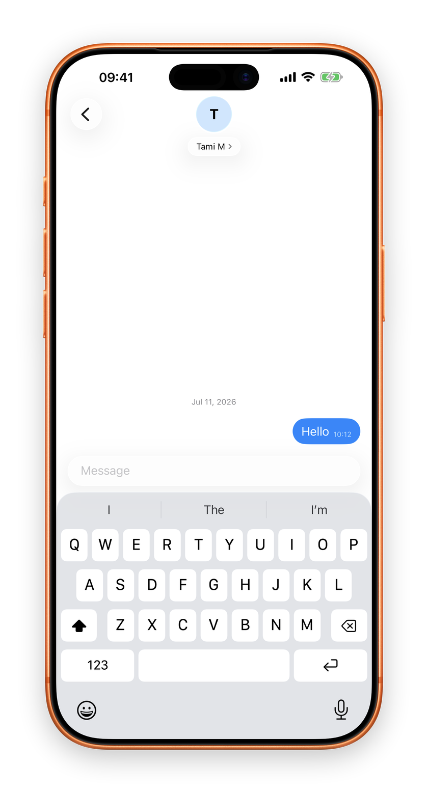 Group chat of a booking in bergbooking