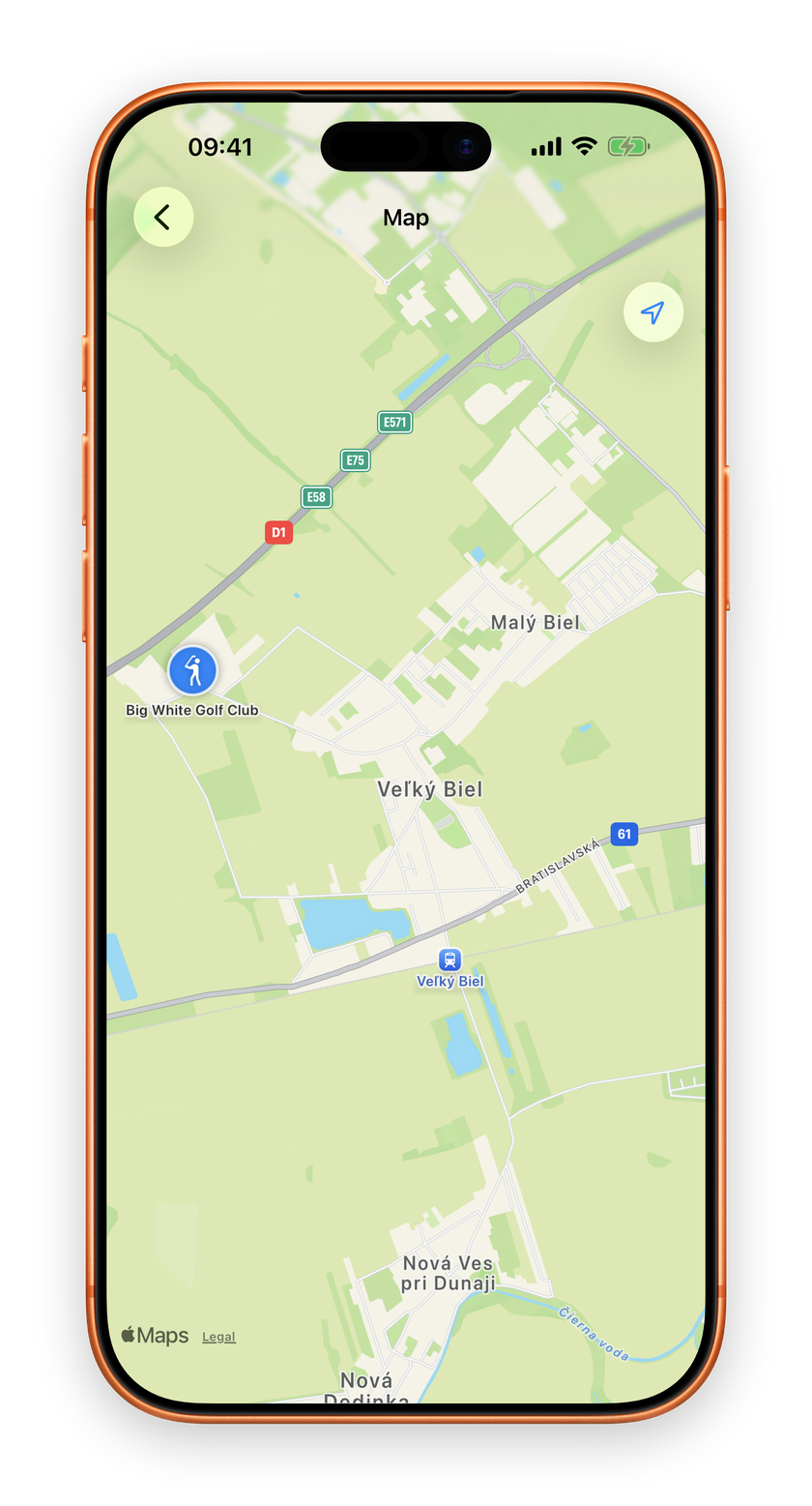 Places on the map